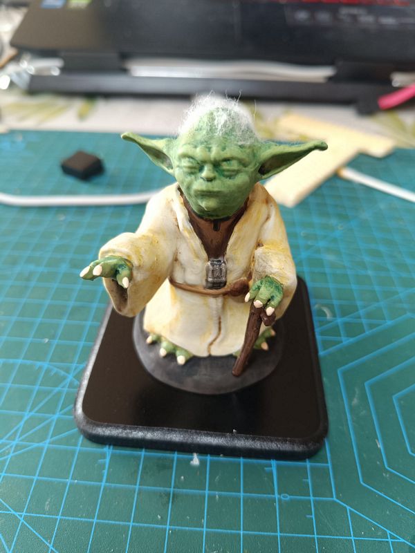 Master Yoda from Star Wars Printed with 3D printer