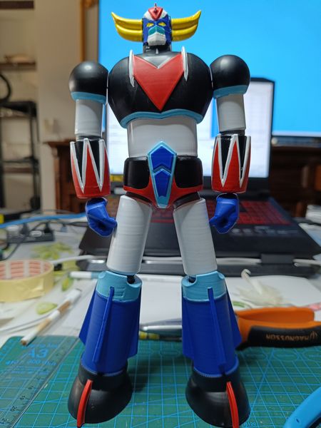 Printing and Painting of Grendizer